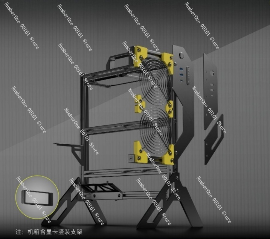 Case per PC in alluminio con t - Aluminum Open Frame Test Bench Water Cooling recensione e prezzo