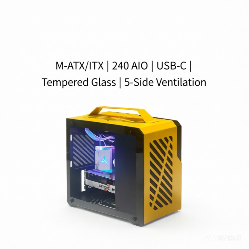 Case Mini PC QM-Z36 Hornet, Le - Portable Aluminum Itx Case Carry Handle recensione e prezzo